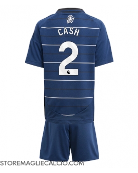 Aston Villa Matty Cash #2 Maglia Gara Terza Repliche 2024-25 Bambino Maniche Corte